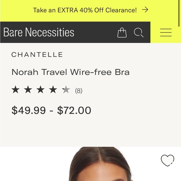 Chantelle wire free bralette - Norah travel wire-free bra - Picture 4 of 7